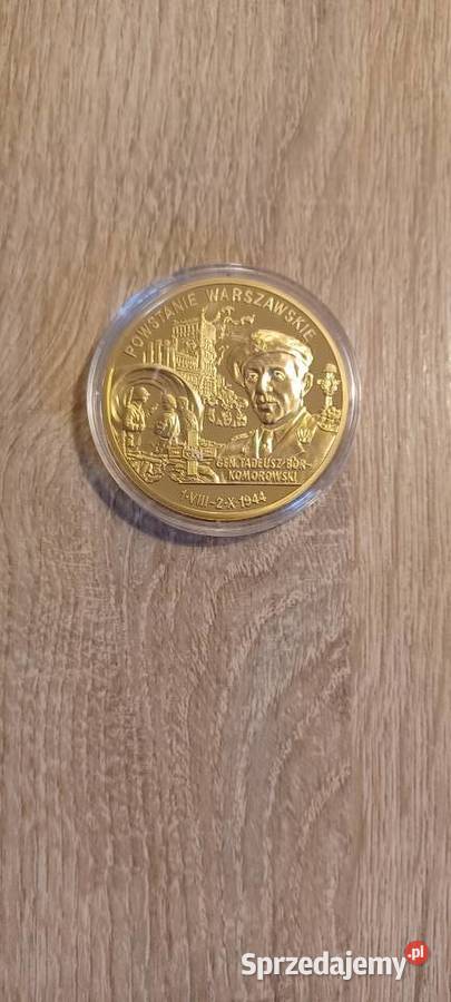 Medal okolicznościowy Powstanie Warszawskie wielkopolskie Kotlin