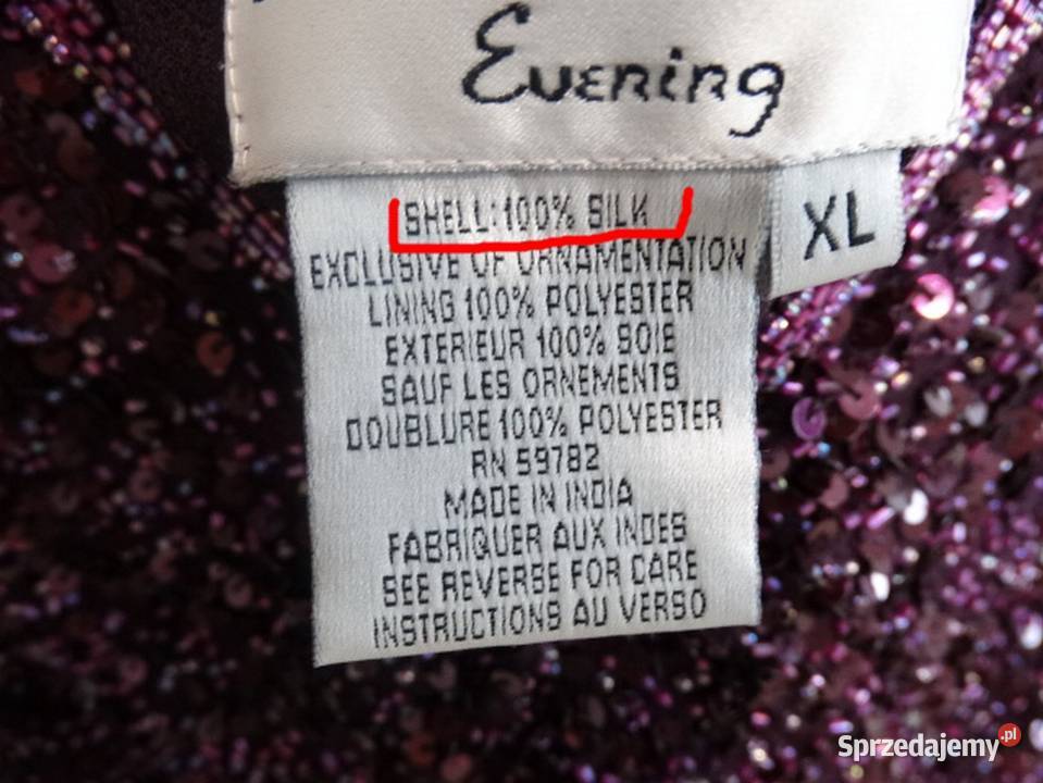 Bluzka Jedwabna 100 Jedwab Balowa Wieczorowa Łomża sprzedam