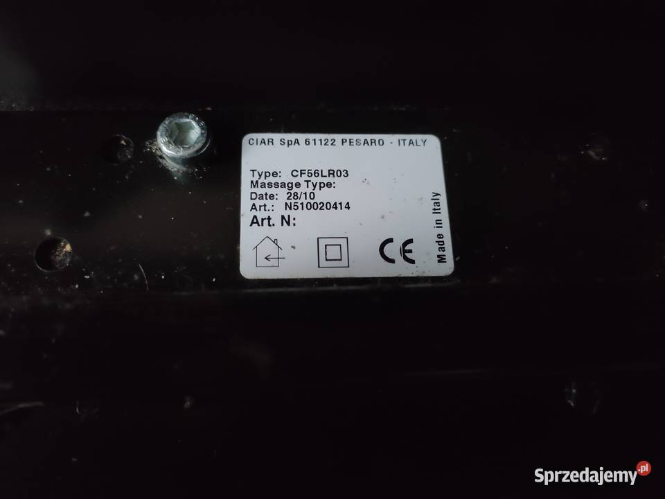 Fotel skórzany rozkładany elektryczny na pilota Lubliniec sprzedam