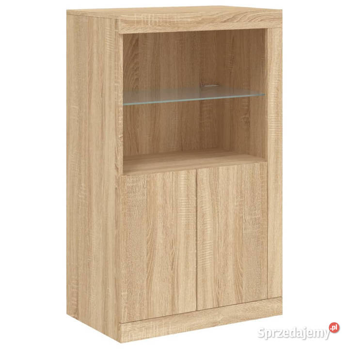 Szafka z oświetleniem LED dąb sonoma 1815x37x100 Warszawa