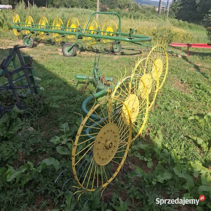 Zgrabiarka przetrząsarka 4 gwiazdowa zawieszana Maszyny rolnicze
