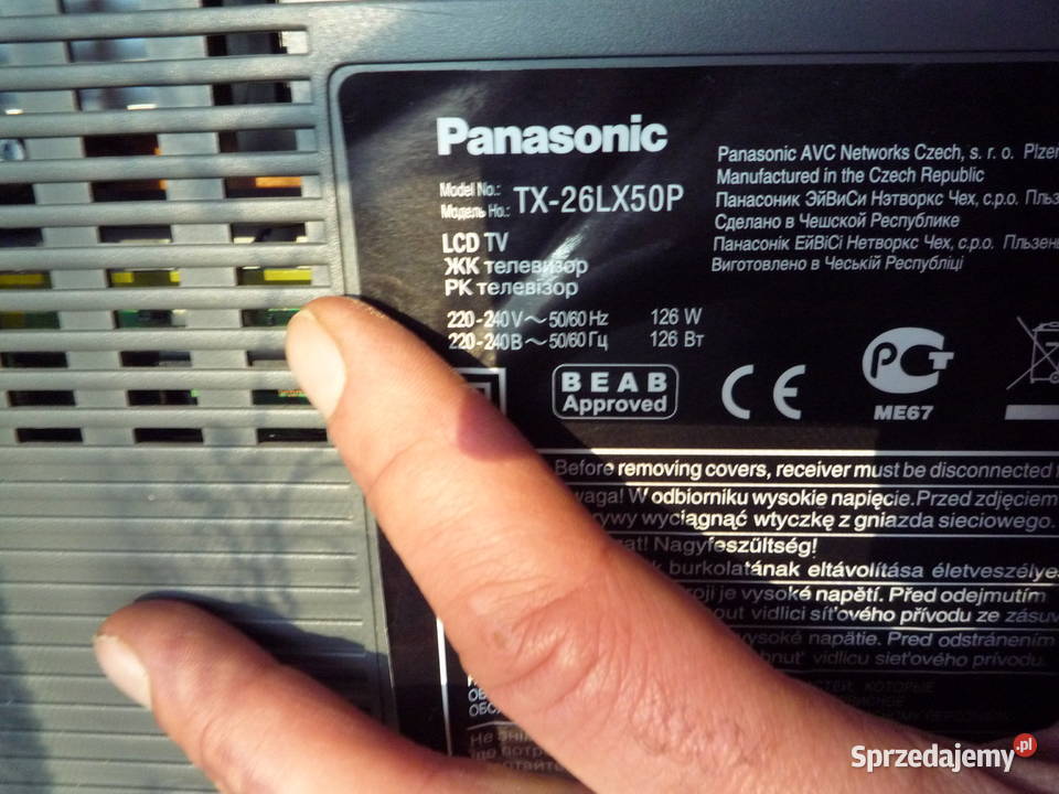 telewizor panasonic tx26lx50p Chmiel sprzedam