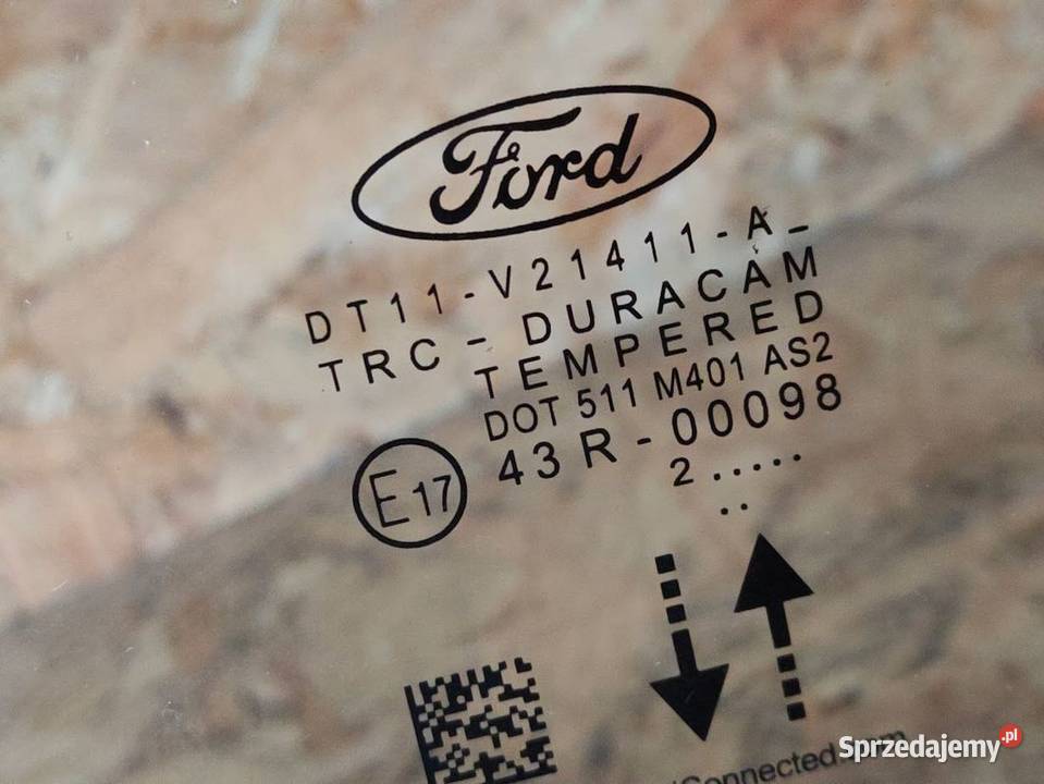 Szyba Drzwi Lewy Przód Ford Transit Connect II Pozostałe Pleszew sprzedam