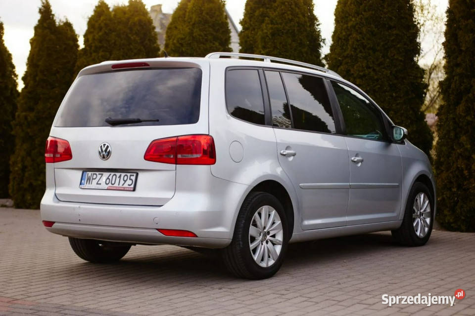 Volkswagen Touran 16TDI105AutomatSkóra7Osobowy mazowieckie Rzekuń