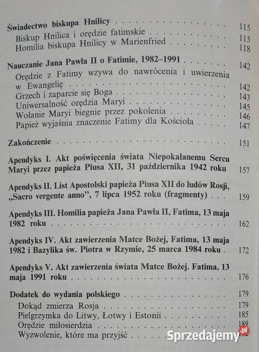 Fatima Rosja i Jan Paweł II T Tindal Robertson pomorskie Gdańsk