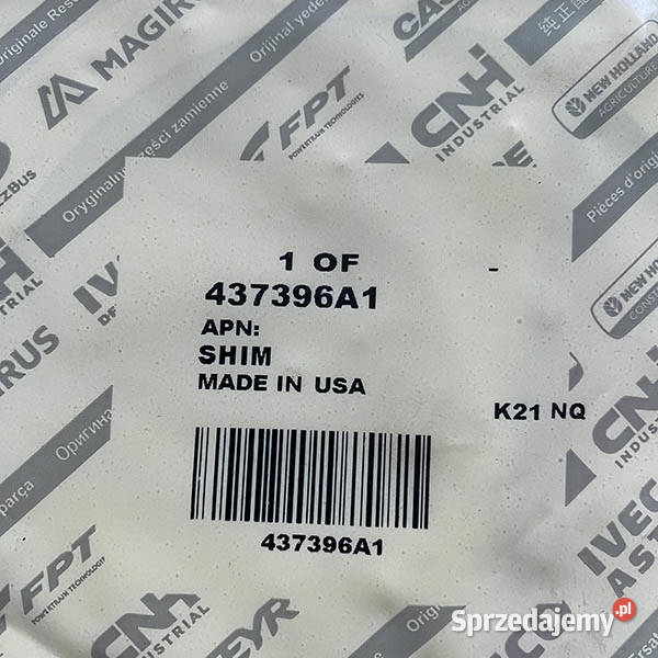 437396A1 Uszczelka 0076mm CNH