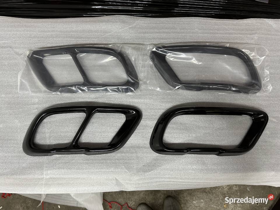 Nakładki końcówki wydechu BMW X5 G05 Czarne Pleszew