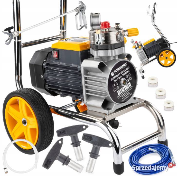 Agregat malarski pistolet hydrodynamiczny 1500w Dom i Ogród Katowice