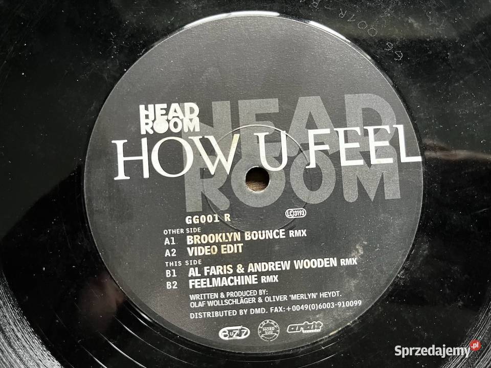 Headroom How U Feel Brooklyn Bounce Trance Błażejowice