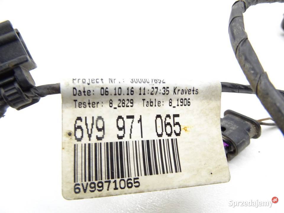 WIĄZKA CZUJNIKÓW PARKOWANIA PDC TYŁ TYLNA Materiały instalacyjne