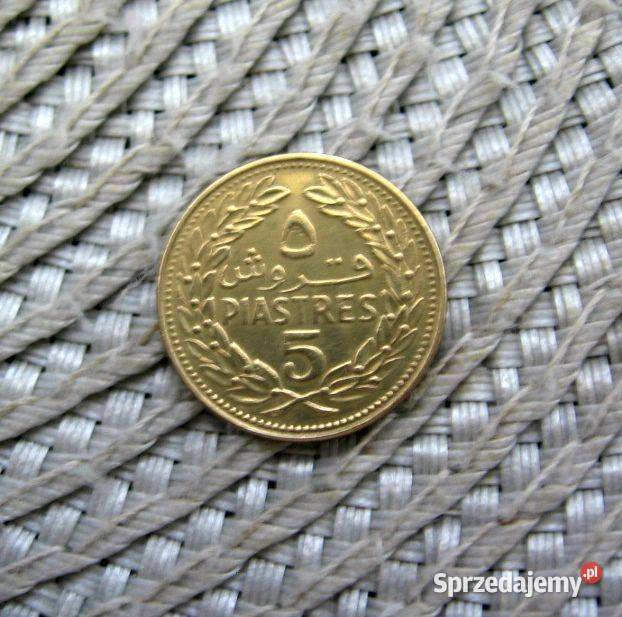 Liban 5 Piastrów 1970r Kalisz sprzedam