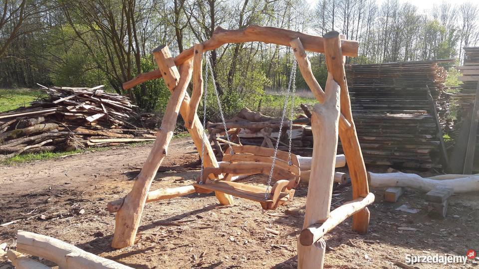 Huśtawka Dębowa do Twojego Ogrodu Huśtawki Suwałki sprzedam