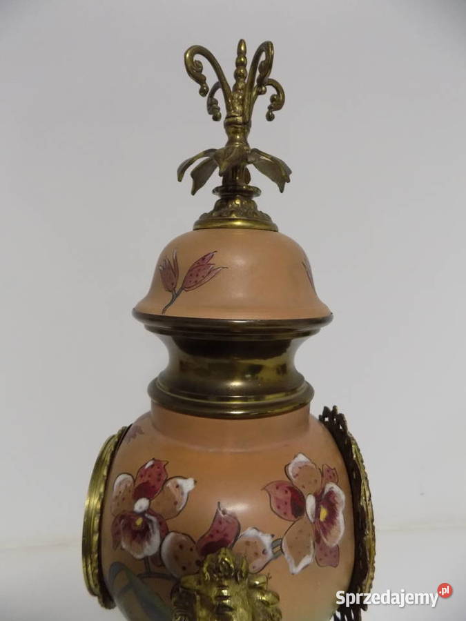 Zegar z porcelany sygnowany 125 GWARANCJA 2 LATA Nowa Sól