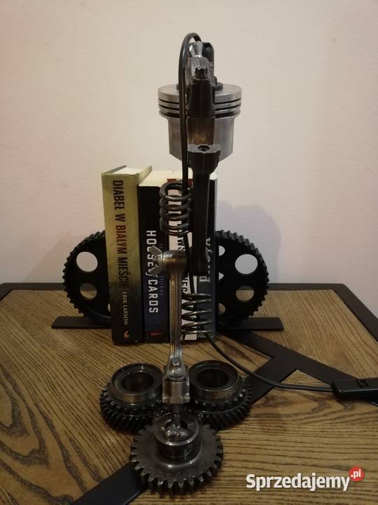 Lampka stołowa biurkowa industrialna steampunk śląskie Ruda Śląska