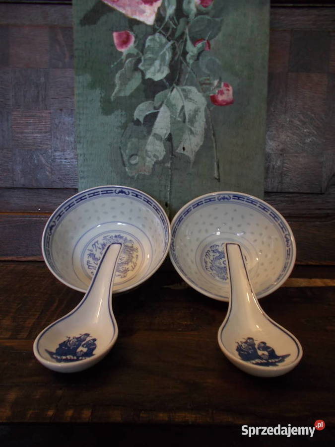 Komplet DwojgaChiński ZestawPorcelanaLata Porcelana i szkło zachodniopomorskie sprzedam