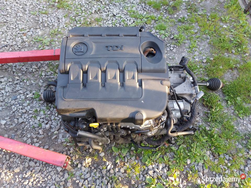 Silnik KOMPLETNY 16TDI 115 DGT DGTE Octavia 3 Tychy