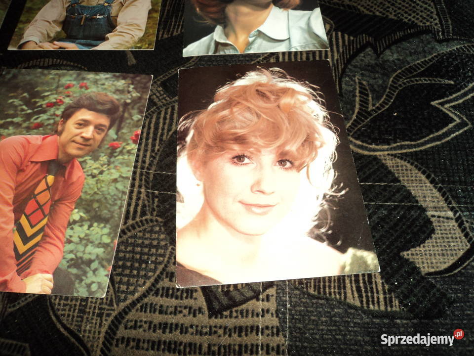 6 pocztówek widokówek celebrytów polskich 1 Nowy Sącz