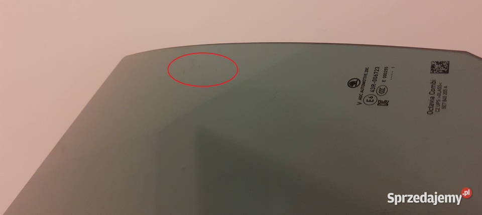 Szyba lewy tył Skoda Octavia 4 IV Combi osobowe Szczecin sprzedam