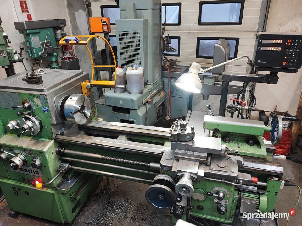 Tokarka do metalu stan przelot 65 mm Martin Upre Produkcja Grzechynia
