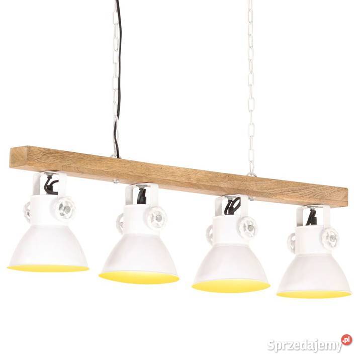 vidaXL Industrialna lampa sufitowa biała E27 mazowieckie Warszawa sprzedam