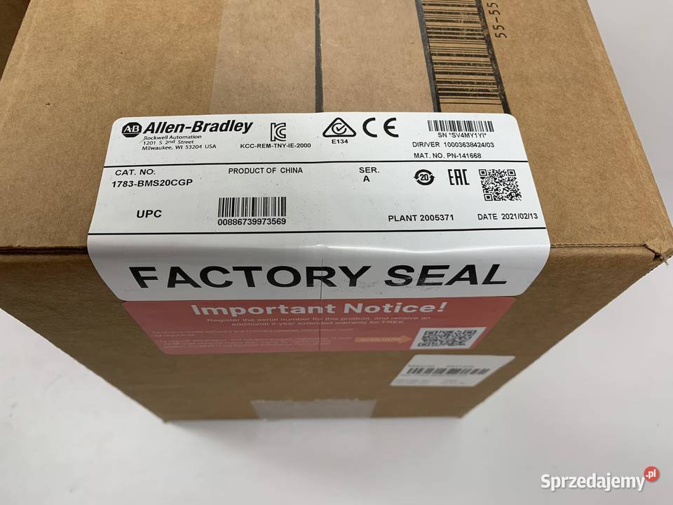 AllenBradley 1783BMS20CGP Ethernet Switch Ser A Warszawa