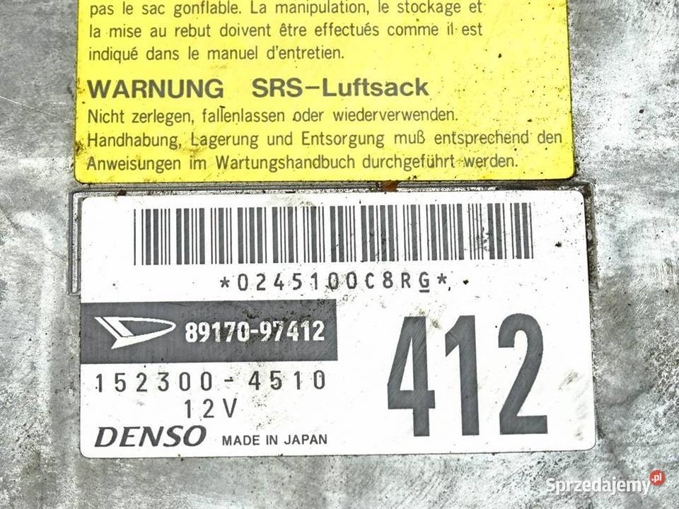 SENSOR AIRBAG DAIHATSU YRV 8917097412 CZUJNIK osobowe