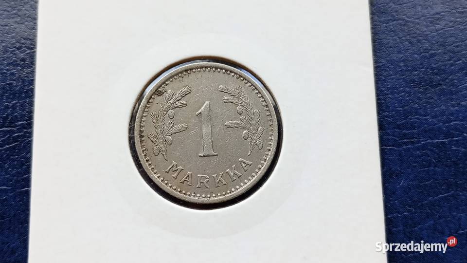 Stare monety 1 marka 1933 Finlandia Kolekcje podkarpackie Lesko