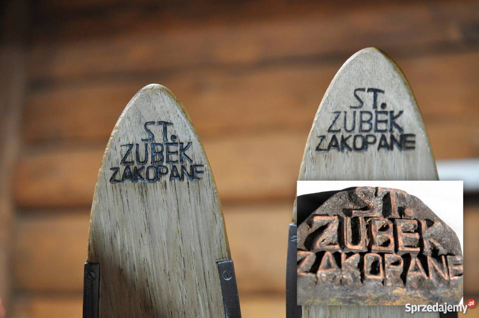 Stare narty ST ZUBEK Zakopane kijki Pruchnik sprzedam