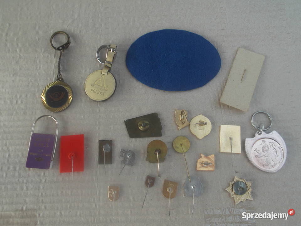 PRL Odznaki Naszywki Breloki 21 sztuk Cieszyn