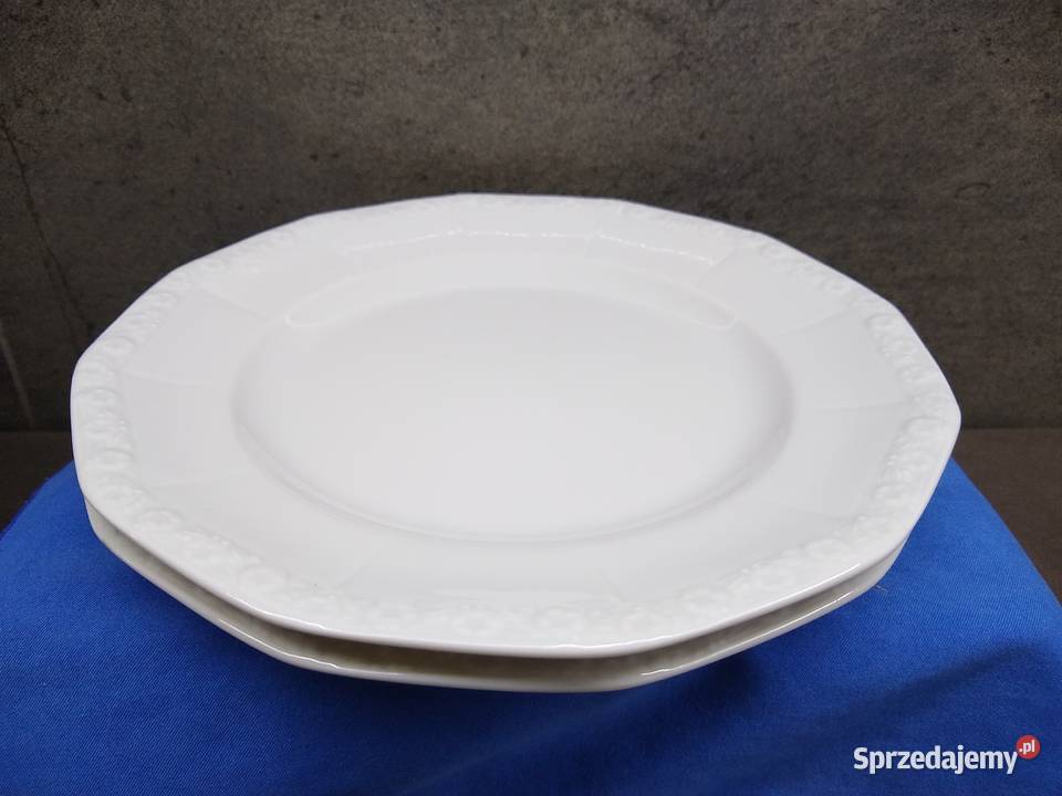 Rosenthal Biała Maria talerze 21 2 nieużywane Porcelana i szkło Kalisz