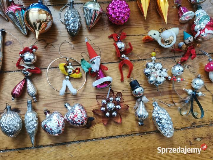 Bombki PRL MIX 42 sztuki Lębork