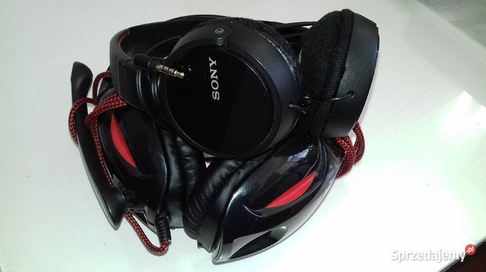 Słuchawki nauszne zestaw 2 sztuki uszkodzone Kołobrzeg