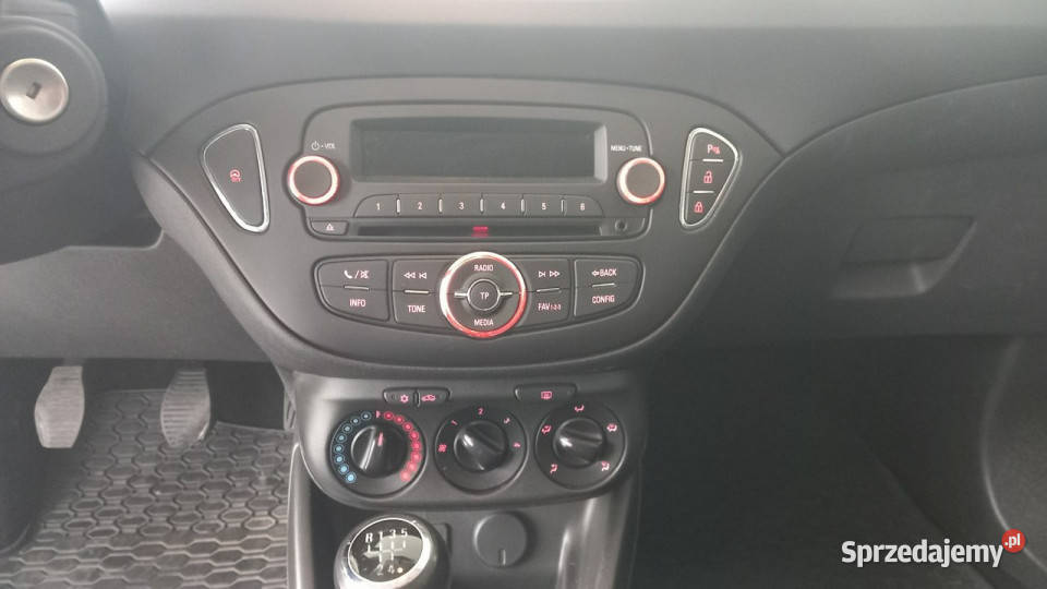 Opel Corsa Enjoy 14 75 salon Polska bezwypadkowa czujnik parkowania Łódź
