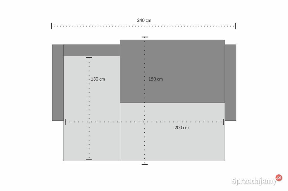 Narożnik LENOX 240cm małopolskie