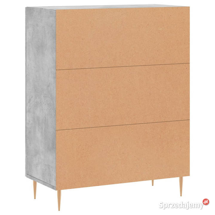 Szafka szarość betonu 695x34x90 materiał mazowieckie