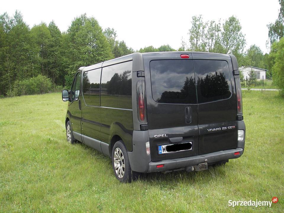 Opel Vivaro Trafic 25 DTI 6cio osobowa LONG Motoryzacja mazowieckie Brok