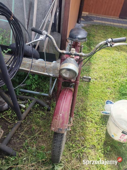 Motorower na pedały Wierchowina 1973r unikat uszkodzony Łochów sprzedam