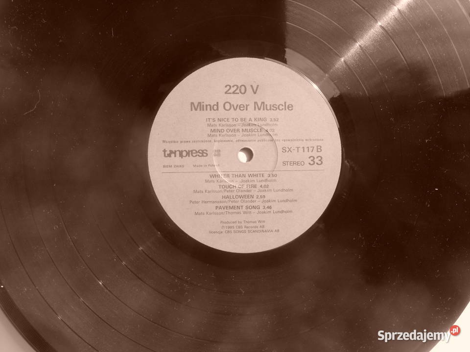 7 Rock 220 vmind over musicleTONPRESS 1985 winyl Wołów