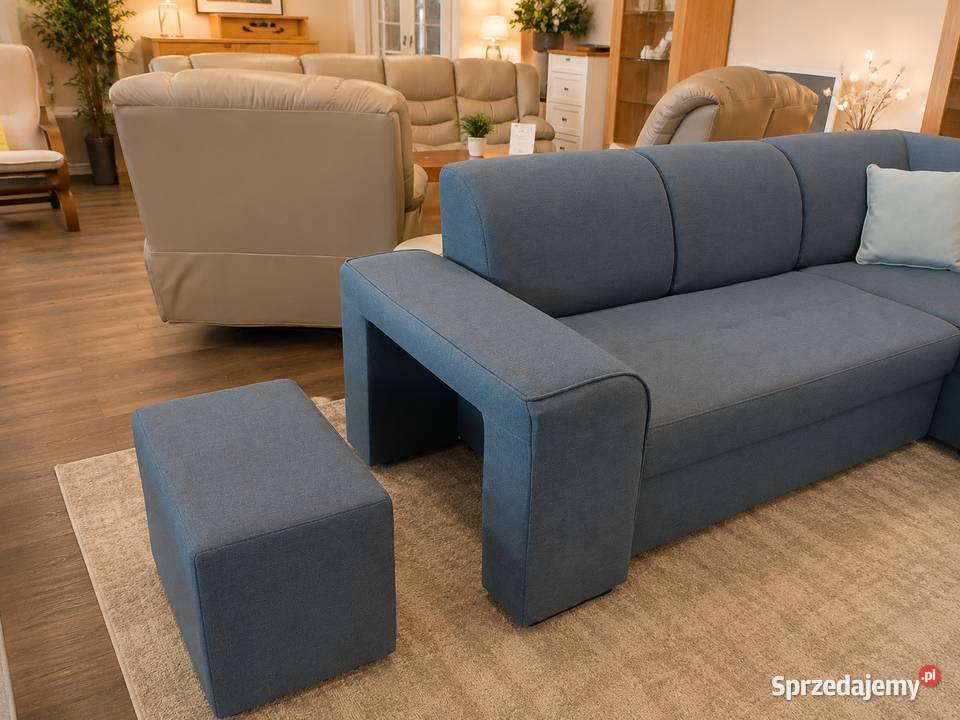 Nowy Narożnik MALTA 260 x 200 z Pufą w OUTLET 40 Kluczbork sprzedam