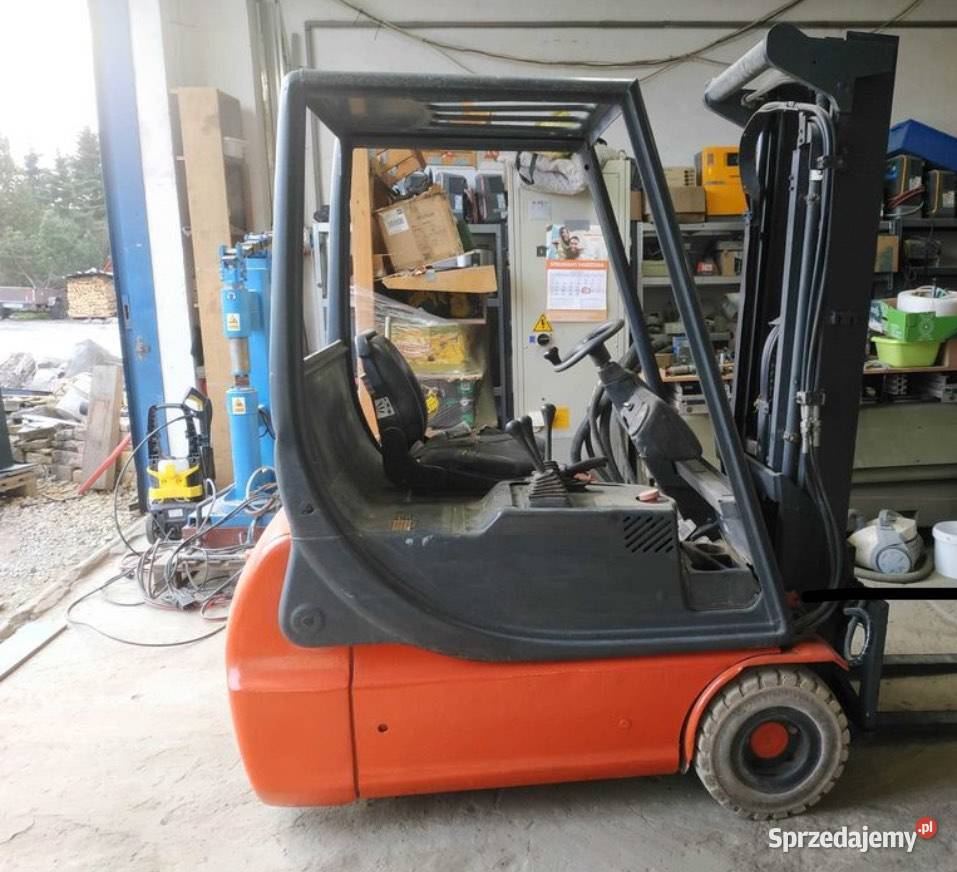 Linde e16 elektryczne maszt z wolnym skokiem Laryszów sprzedam