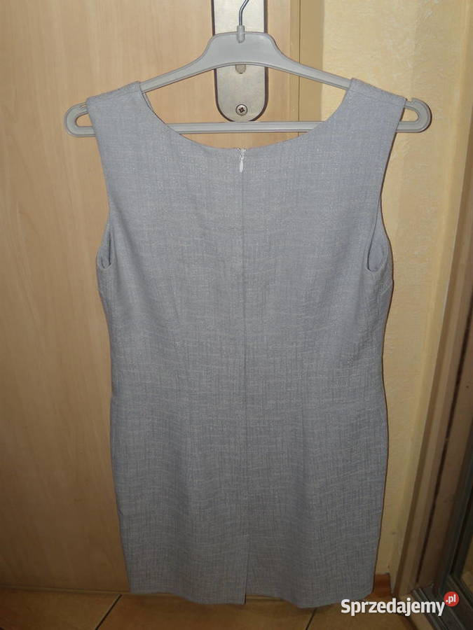 Sukienka szara klasyczna szary/srebrny Warszawa sprzedam