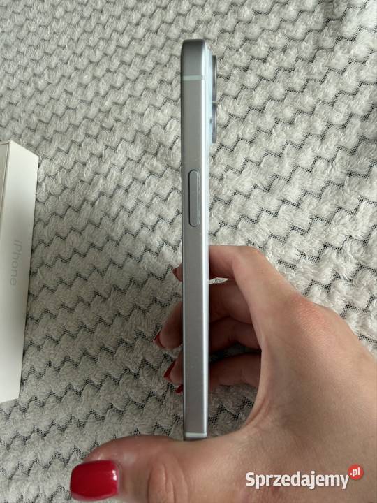 iPhone 15 128 GB Blue stan Szkło etui pudełko Przemyśl