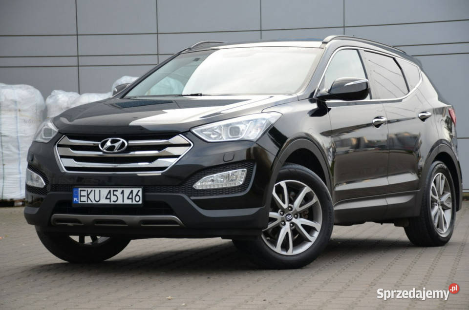Hyundai Santa Fe Czarny Zarejestrowany 24GDI 192 Kutno