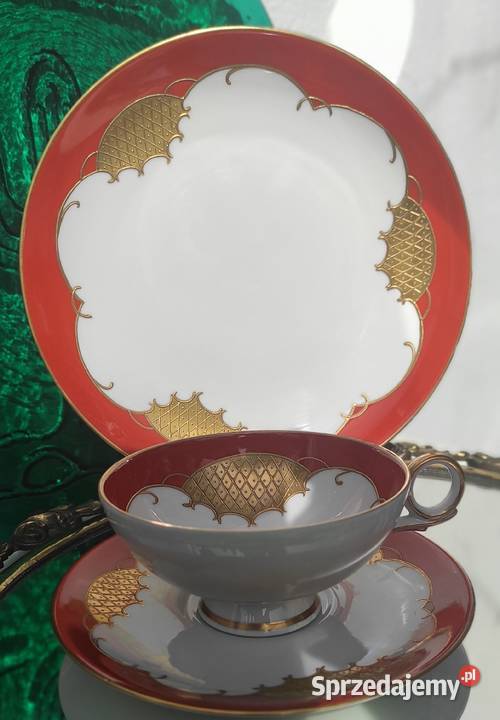 Schaubach Kunst Wallendorf Goldrelief ANTYK Pabianice