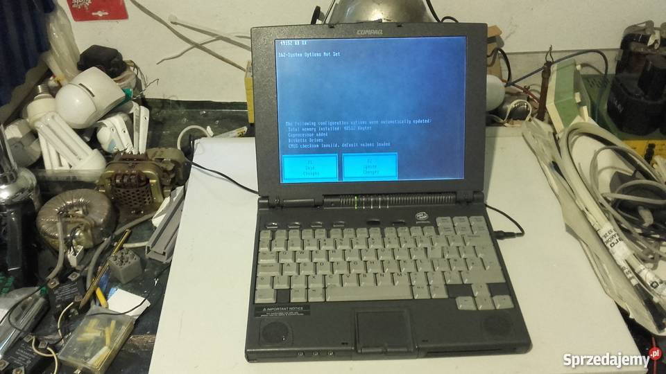 Laptop compaq 400MHz Kraków
