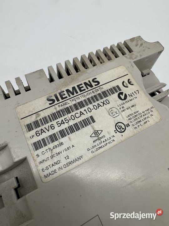 Siemens 6AV6 5450CA100AX0 HMI Panel mazowieckie Warszawa