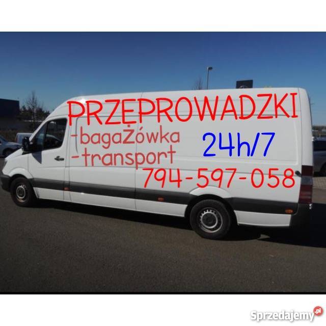 Przeprowadzki transport bagazowka Solidnie 24h7 Warszawa