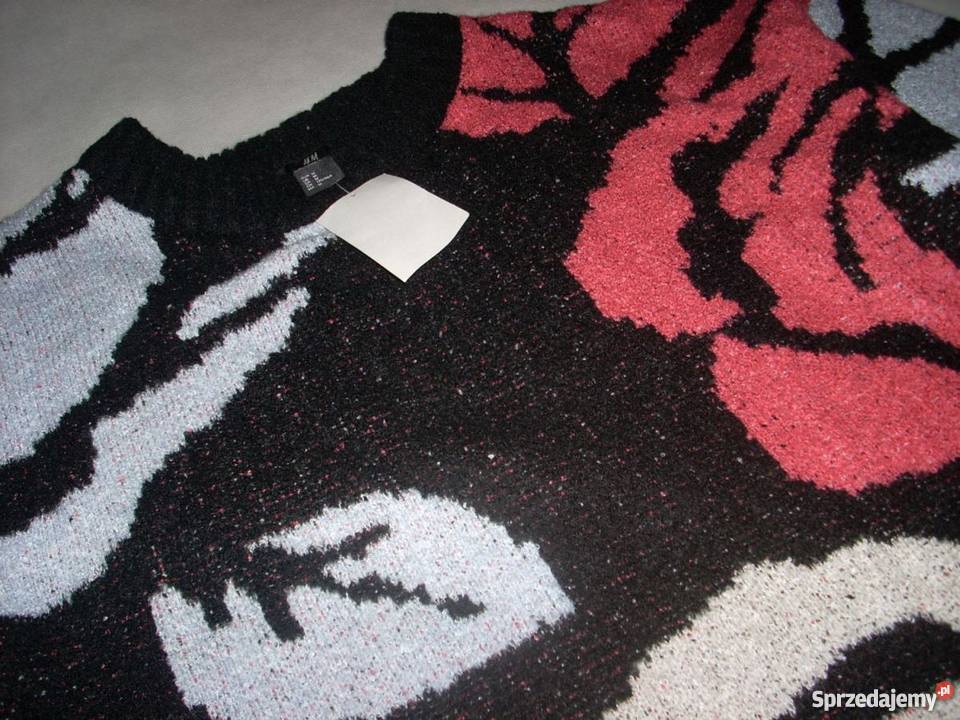 HM sweter gruby luźny NOWY trendy M L XL Odzież damska Nowy Sącz