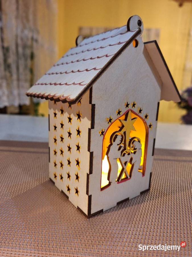 Szopka podświetlona wewnątrz podkarpackie Strzyżów