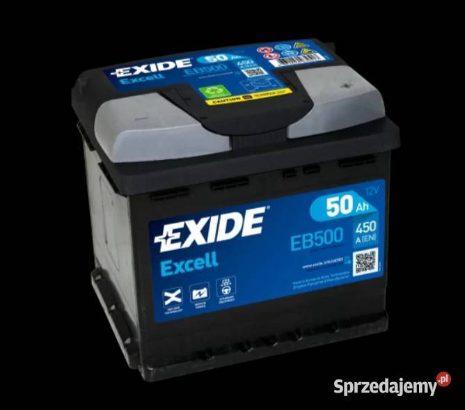 Akumulator Exide Excell 50Ah 450A EN PRAWY PLUS akumulatory Siedlce
